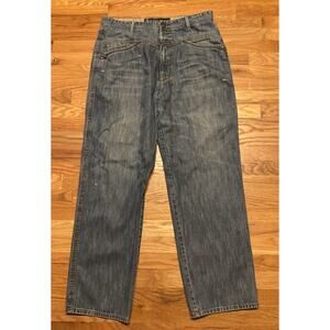 VTG Marithe Francois Girbaud Blue Jeans Men's SZ 38M Baggy Y2K Streetwear